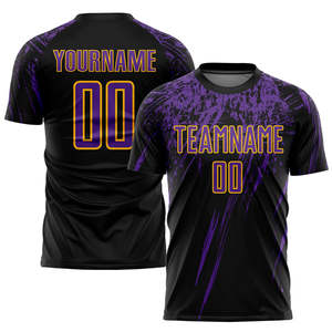 เสื้อฟุตบอลแบบปรับแต่งได้ชุดเครื่องแบบเล่นฟุตบอลผ้ายืดสำหรับคลับ - Product Image 4