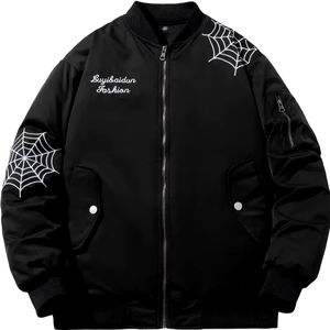 Recién llegado, chaqueta de invierno hecha a medida para hombre, chaqueta Bomber ligera de alta calidad con decoración bordada, tela de lona - Product Image 1