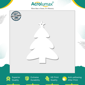 Adornos navideños hechos a mano en blanco personalizados de MDF y acrílico superventas de alta calidad a la venta - Product Image 2