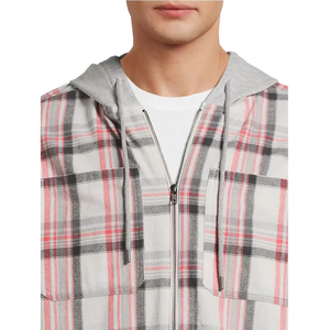 Nouveau design 2026 – Sweats à capuche 100 % coton pour hommes et femmes, décontractés, à manches longues, chauds, à carreaux, imprimés et zippés - Product Image 5