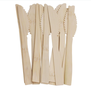 Prix d'usine Ensembles de couverts jetables écologiques en bambou et en bois de 16cm pour le camping - Product Image 1