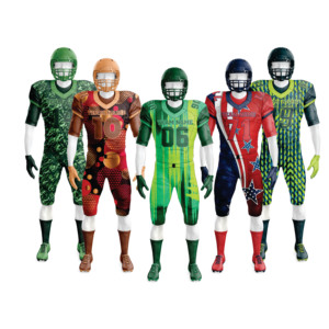 Uniformes de equipo de fútbol americano hechos por sublimación Ropa deportiva de Jersey de fútbol americano para hombres - Product Image 2