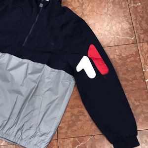 Chaquetas cortavientos cómodas de talla grande con diseño personalizado, chaquetas cortavientos de verano para hombre de alta calidad - Product Image 3