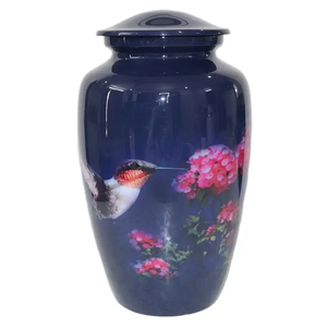 Urna de cremación para adultos europeos más vendidos, diseño maravilloso, urna conmemorativa de cenizas de Metal impresa, la mejor calidad para conmemorar a seres queridos - Product Image 4