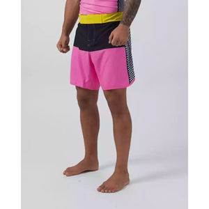 Pantalones cortos de MMA ligeros hechos a medida, recién llegados, pantalones cortos de gimnasio elásticos bidireccionales para hombres y mujeres, ropa de artes marciales con panel elástico - Product Image 3