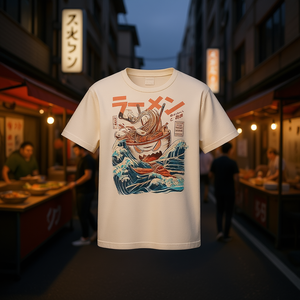 T-shirt promozionali della collezione Attack of Ramen - Product Image 3