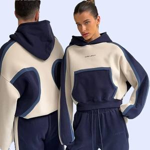 Chándal de invierno Unisex para mujer, conjunto de dos piezas transpirable ecológico de secado rápido de lana personalizado, pantalones de chándal, Sudadera con capucha - Product Image 6