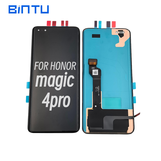 Professional Original 6.81 Inch LTPO OLED Screen for Honor Magic 4 Pro LGE-AN10 Factory Direct 120Hz Quad Curved Touch Display