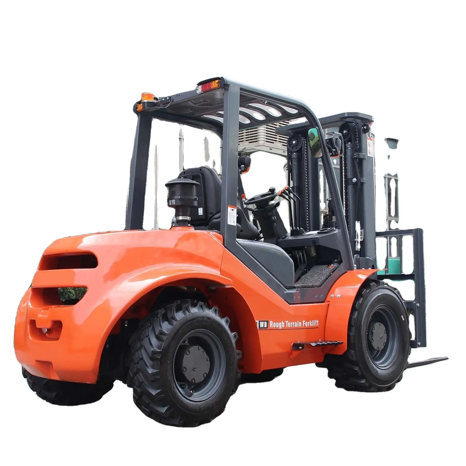 New Arrival 4WD Rough Terrain 3.0 3.5 Ton Heavy Duty Off Road Diesel Forklift Truck Euro Stage V Engine Cabin A/C Outdoor