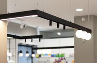 Système d'éclairage sur rail modulaire Offre Spéciale Tête de rail magnétique circulaire Led Magnet Rail Light