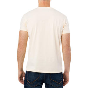 Camiseta ajustada para gimnasio de diseño personalizado para hombre Camiseta deportiva de algodón de microfibra de gran tamaño con estampado de logotipo Camiseta en blanco - Product Image 5