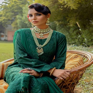 <b>Top</b> Branded Pakistani Viscose 3-Piece Salwar Kameez Suits Winter Collection <b>Sequins</b> Embroidery for Girls Indian Pakistani - Product Image 2