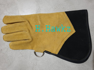 Gant en cuir suédé de qualité supérieure Falcon Technologie Cordura Gilet Hawking double couche Design respirant - Product Image 2