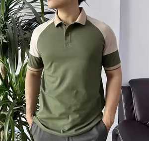 เสื้อโปโลธุรกิจน้ำหนักเบาของผู้ชายปกเสื้อลำลองไซส์ใหญ่พิเศษออกแบบโลโก้ได้ตามต้องการ - Product Image 2