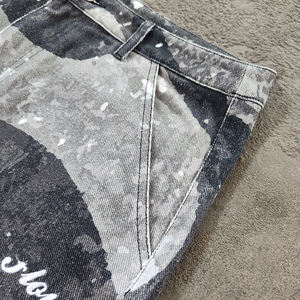 กางเกงยีนส์สำหรับผู้ชายกางเกงคาร์โก้ลายพรางแนวสตรีทวินเทจตามสั่งสำหรับวิ่งคาร์เพนเทอร์แบบซ้อนกัน - Product Image 2