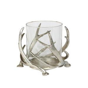 ชุดเชิงเทียนโลหะสีทองสามชิ้นทำด้วยมือทรงกลมแท่นวางเทียนสำหรับใช้ในบ้านและโรงแรม - Product Image 5