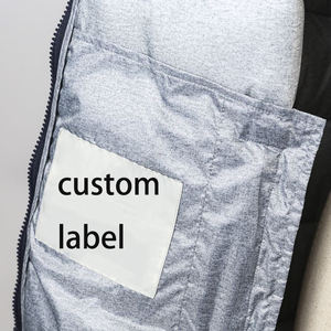 Oem Unisex Padded Outdoor Sleeveless Jacket Men's Winter Gilet Coat Bubble Jacket For Men Wholesale In Blue Colour - Product Image 6