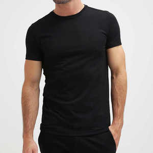 Custom Men's Muscle Slim Fit Gym T-Shirt-Camiseta de fitness en blanco de algodón orgánico para ropa deportiva - Product Image 5