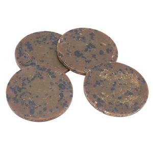 Posavasos de cerámica más vendidos, estilo clásico, cuerno cuadrado, diseño de hueso, portavasos de madera de resina única para decoración del hogar - Product Image 3