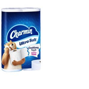 CharminUltra Soft Cushion Touch <b>Toilet</b> Paper, 30 Family Mega Rolls = 153 Regular Rolls - Product Image 1
