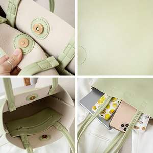 กระเป๋าสะพายไหล่หนังวัวแท้สำหรับผู้หญิงกระเป๋าถือหนังอเนกประสงค์สำหรับการเดินทางกลางแจ้งและสำนักงานดีไซน์ล่าสุด - Product Image 3