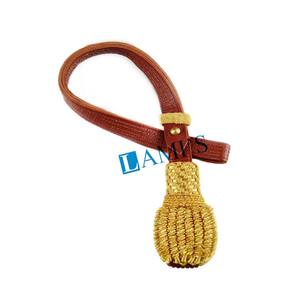 OEM-Nudo de sable dorado tejido con cordón dorado, uniforme paquistaní, alambre metálico de sable hecho a mano - Product Image 1