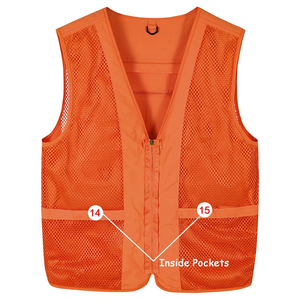 Chaleco salvavidas de pesca con múltiples bolsillos para pescadores - Product Image 2