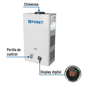 11L riscaldatore istantaneo scaldabagno a Gas scatola con 1 unità e 2 servizi di Gas naturale Foset - Product Image 2