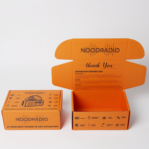 <span class=keywords><strong>Naranjas</strong></span> Impresión de doble cara envío caja de correo de papel de cartón corrugado cajas de envío de cartón fuerte personalizadas al por mayor - Product Image 4