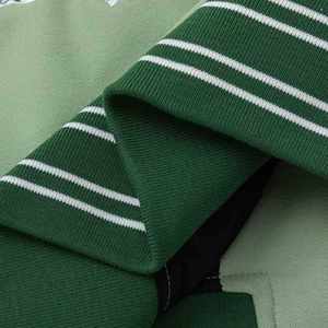 Chaqueta de béisbol universitaria de invierno de diseño popular para hombre Chaqueta de béisbol universitaria de equipo universitario de moda para hombre - Product Image 6