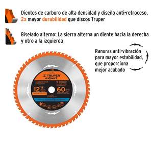 12 'lama per sega in legno, 60 denti, 1' centro, esperto, 100108 - Product Image 3
