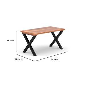 Material de madera Diseño de patas antiguas Mesa de centro Sala de estar Muebles de anidación Mesa de té lateral de café con precio asequible - Product Image 2