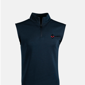 เสื้อยืดผู้ชายแขนยาวแบบมีซิป1/4ออกแบบได้ตามต้องการเสื้อยืดวิ่งโพลีเอสเตอร์อีลาสเทนแห้งเร็ว - Product Image 6