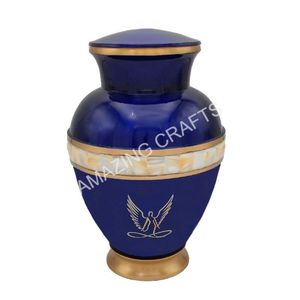 Urna de Cremación de Aluminio Grabada Personalizada, Urna de Metal Ligera Resistente a la Oxidación para Cenizas con Tapa de Cierre Seguro, Regalo Conmemorativo - Product Image 3