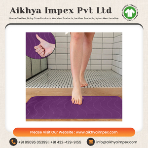 Best Selling High Quality <b>Non</b> <b>Slip</b> Water Absorbent Microfiber Bathroom <b>Rug</b> Mats Includes Set Of 5 From Indian Supplier - Product Image 6