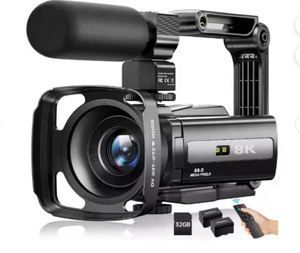 กล้องวิดีโอ NEW FAV ความละเอียดสูงสำหรับ C200 9.84 MP - 8K 4K - สีดำ + เลนส์ CN-E 18-80 มม. - Product Image 2