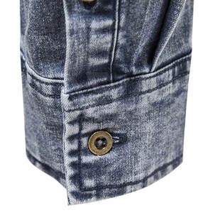 เสื้อยีนส์ผู้ชายสำหรับผู้ใหญ่เสื้อแห้งเร็วระบายอากาศ - Product Image 6