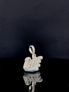 Pendentif Croix Personnalisé en Argent 925 Style Hip Hop, Design Tendance Streetwear Sertie de Diamants Moissanite, Breloques Personnalisées - Product Image 2