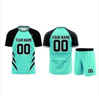 Ensemble de maillots de football en polyester 100% imprimé numériquement de haute qualité OEM, couleurs personnalisées pour adultes et jeunes, toutes tailles disponibles