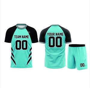 Ensemble de maillots de football en polyester 100% imprimé numériquement de haute qualité OEM, couleurs personnalisées pour adultes et jeunes, toutes tailles disponibles - Product Image 3