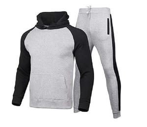 Conjunto Deportivo de Dos Piezas para Hombre, Transpirable, Talla Grande, para Otoño, con Pantalones Cortos para Correr - Product Image 5