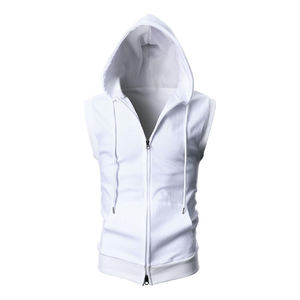 Entraînement à capuche débardeurs sport musculation Stringer Muscle coupé t-shirt hommes sans manches Gym Hoodies - Product Image 2