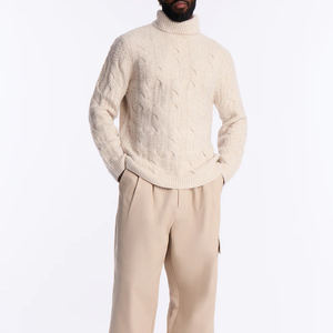 Chemises à col roulé pour hommes de haute qualité, personnalisées, en spandex/polyester/coton, nouvelle arrivée, coupe régulière, respirantes, tricotées, séchage rapide - Product Image 3