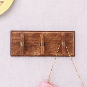 Wholesale New Design Heavy-Duty <b>Wall</b> <b>Hooks</b> T Bar Handmade Wooden <b>Wall</b> Mounted WHK-2122 - Product Image 1