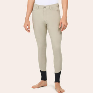 Pantalones de Equitación para Hombre, Tela Elástica de Alta Calidad, Corte Ajustado, Duraderos, Cómodos para Entrenamiento - Product Image 1