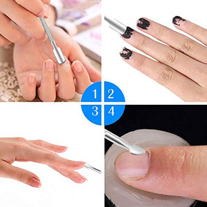 ที่ดันหนังกำพร้าทำจากสเตนเลสสตีลสำหรับมืออาชีพใช้ซ้ำได้และใช้ได้สองครั้งทนทานและกันสนิม - Product Image 4