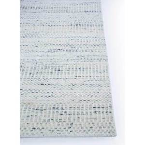 Alfombra Konstrukt de Lana, Bambú y Seda Tejida a Mano, Color Sólido, Diseño Rectangular Tipo Rompecabezas, para Sala de Estar, Pasillo - Product Image 4