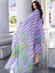 Shalwar Kameez pakistanais 3 pièces fabriqué en usine, haut de gamme, pour les fêtes, robe en tissu lawn pour femmes, matière unie, en vente - Product Image 3