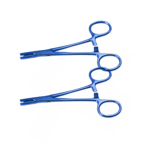 Outil de perçage corporel en acier chirurgical Pince de perçage à tête droite Pince Kit de suture Instrument médical - Product Image 6