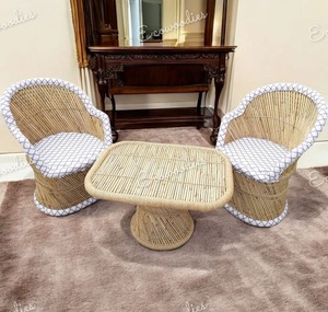 Cojín de lujo para sala de estar, juego de mesa de 3 piezas para muebles de jardín de interior al aire libre a precio mayorista - Product Image 1